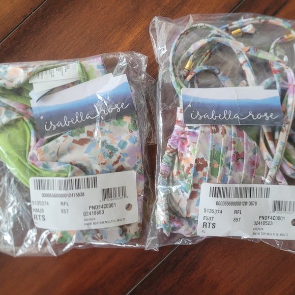 ISABELLA ROSE Miami Banded High Waist Bikini Bottom (L) |*RUNS SMALL; SIZE UP* - Picture 9 of 10